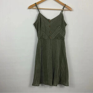 Francescas Samantha‎ Button Front Flare Mini Dress Size Medium